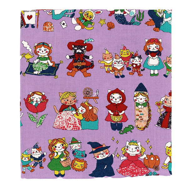 Tissu "siège Dreaming Cat Story - Héroïne de jeu de rôle Tissu coupé Environ 110 × 50 cm Violet CCOCO2540-2C »