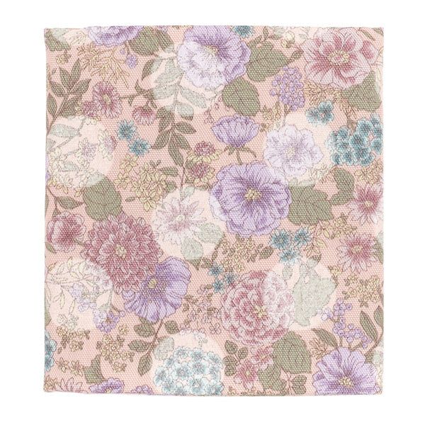 生地 『オックス お花と水玉のセレナーデ カットクロス 約110×50cm CCOCO-2550-2B ピンク』