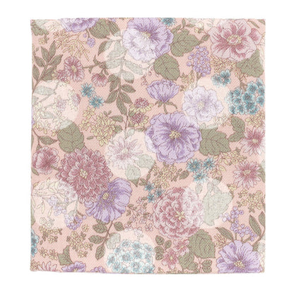 生地 『オックス お花と水玉のセレナーデ カットクロス 約110×50cm CCOCO-2550-2B ピンク』