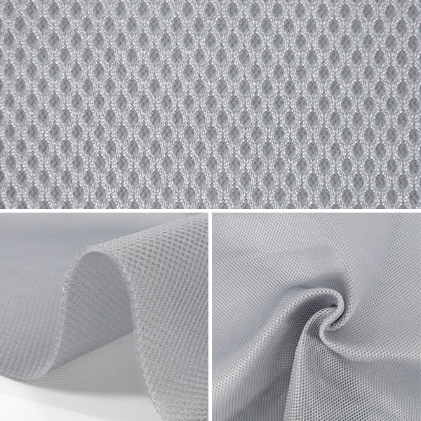 Fabric "Mesh approx. 70 x 50cm Gray MESH25-7GY"