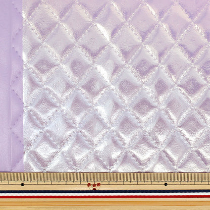 Tela "Cuero sintético aurora al estilo de colcha"cortada Tela Aprox. 65 cm x 40 cm Púrpura C40-2505-18"