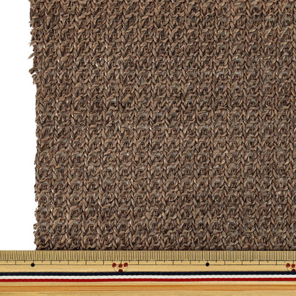 生地 『バスケットファブリック カットクロス 約130×48cm ブラウン YGC-91010-1C』