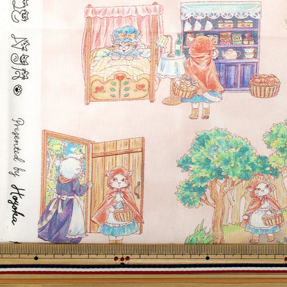 천・원단 "페어리 테일 다냐 컷 천 약 110×50cm 아카즈킨 핑크 C2026-8S-PI』