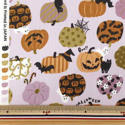 الأقمشة "طبعة التخويف Halloween قماش مقطوع تقريبا. 108 سم × 50 سم أرجواني ناعم C-SP6515-2B”