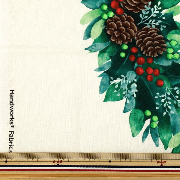 천・원단 "겁주기 인쇄 크리스마스 아소트 패널컷 천 약 110×80cm C-XC10756"