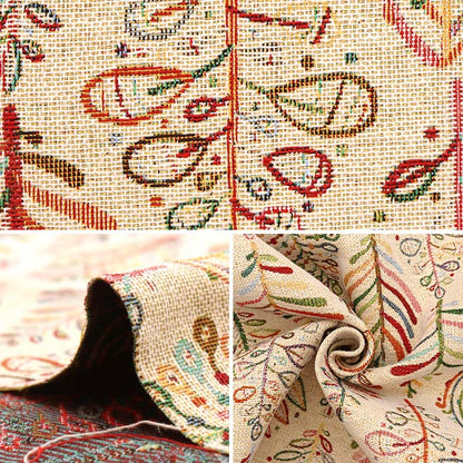 Tela "Hecho en España"Gobelinocortada Tela Aprox. 65 cm x 100cm C-YJ-6FOSIL"