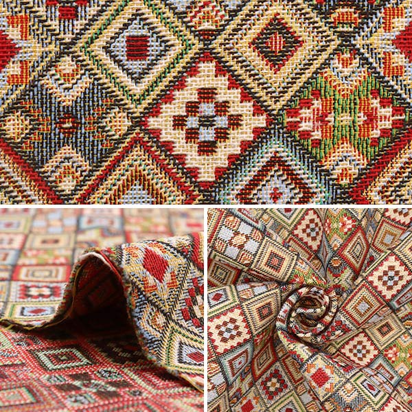 Tela "Hecho en España"Gobelinocortada Tela Aprox. 65 cm x 100cm C-YJ-6cia-Ini"