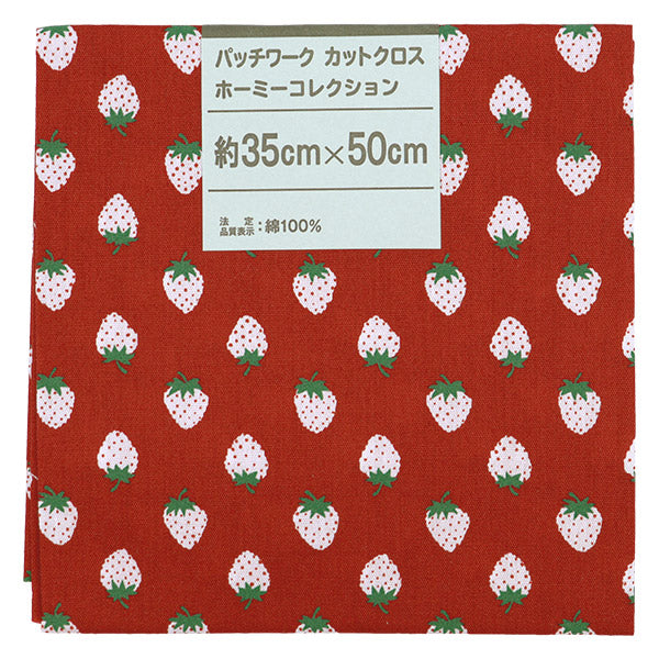 Fabric 『Quilting Cut Cloth Homy Collection Strawberry Pattern HC1097S-B"