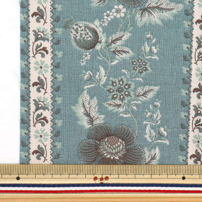 Tela 『Acolchado cortada Tela Aprox. 33 cm x 50 cm Bell Fleur Blue C-DG10650S-E"