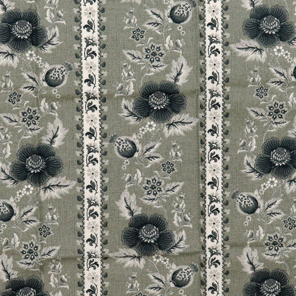 Fabric 『Quilting Cut Cloth Approx. 33cm x 50cm Bell Fleur Grey C-DG10650S-F"