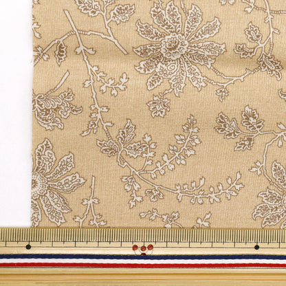 Tela 『Acolchado cortada Tela Aprox. 33 cm x 50 cm Marguerite Beige C-DG10651S-D"