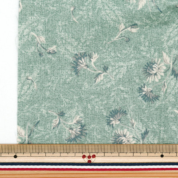 Fabric 『Quilting Cut Cloth Approx. 33cm x 50cm Chrysanthame Blue C-DG10652S-F"