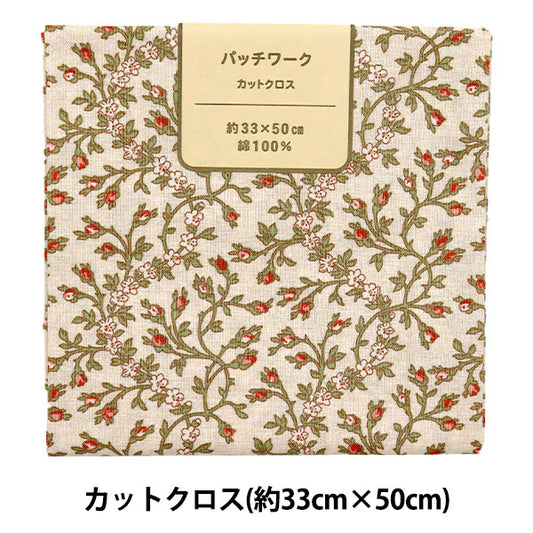 Fabric 『Quilting Cut Cloth Approx. 33cm x 50cm Eclan Beige C-DG10653S-F"