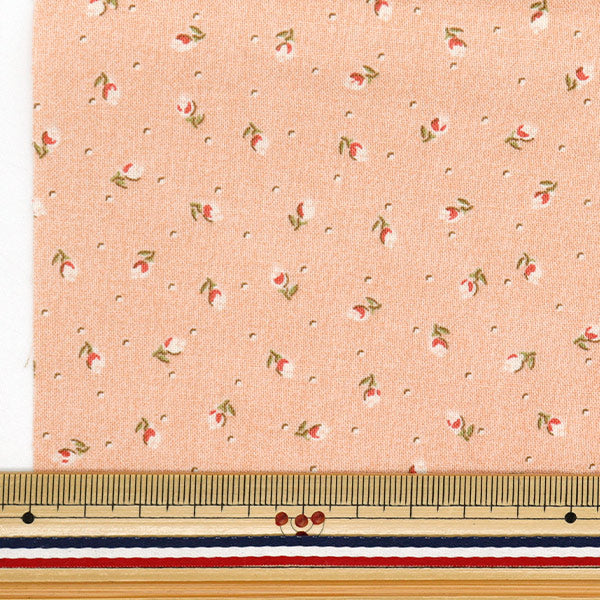 Fabric 『Quilting Cut Cloth Approx. 33cm x 50cm Bourgong Dull Pink C-DG10654S-C"