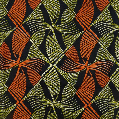 生地 『アフリカンプリント ミニカットクロス 約50×50cm PW-RAAFR-26B』