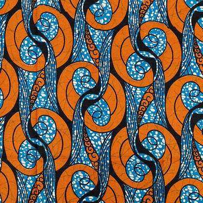 生地 『アフリカンプリント ミニカットクロス 約50×50cm PW-RAAFR-26F』