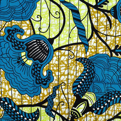 生地 『アフリカンプリント ミニカットクロス 約50×50cm PW-RAAFR-26P』