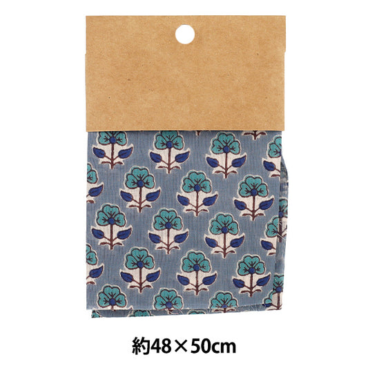 织物 "印度巴里纱印花迷你剪布 大约。 48×50cm PW-RAVOI-26M”
