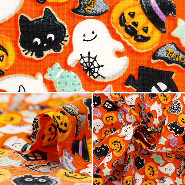 Tissu 『siège コットンプリント Tissu coupé 33 cm × 30 cm pour PW-AP45101-2A"