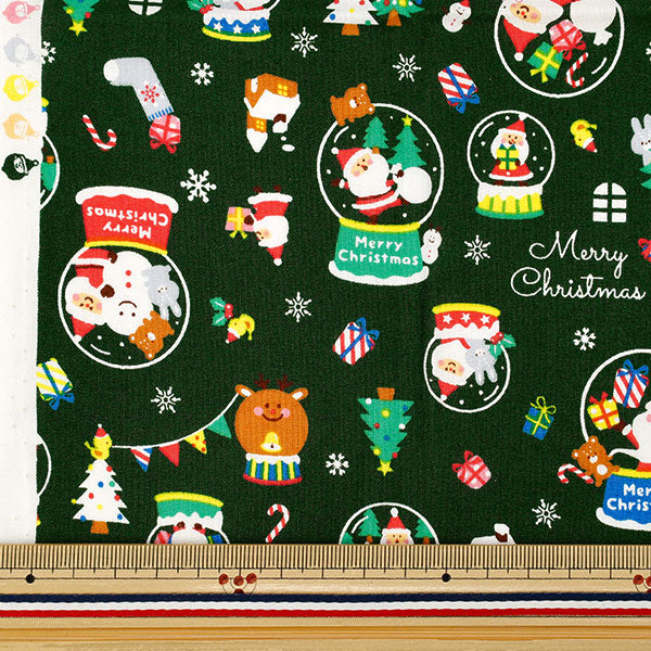 Tissu 『siège Noël PW coupé env. 33 cm x 30 cm Vert PW-AP55102-2A"