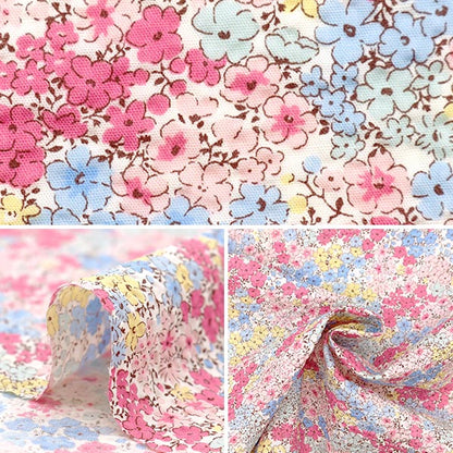 【数量5から】 生地 『リップルプリント 小花柄 マルチ KTS7041-A』 COTTON KOBAYASHI コットンこばやし 小林繊維