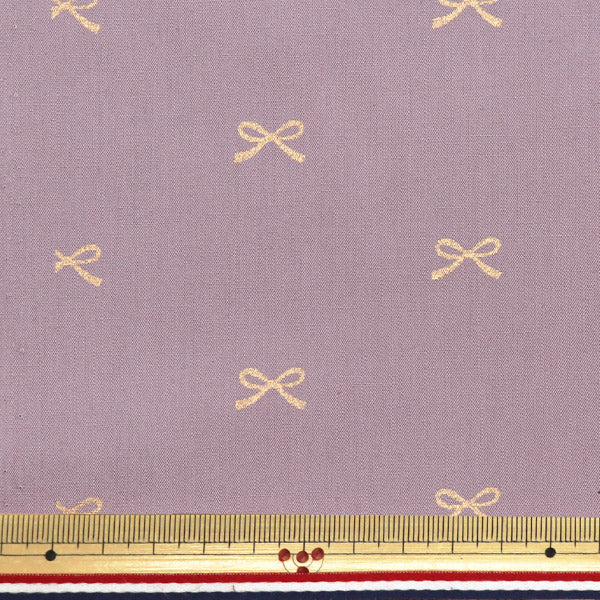 [Quantité à partir de 5] Tissu "Large" Ruban Purple X Gold KTS7091-E" COTTON KOBAYASHI