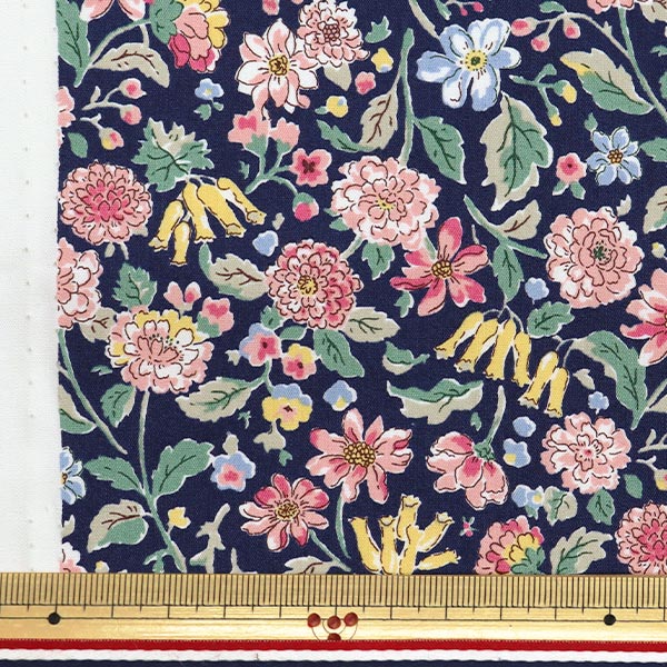 [Menge ab 5] Stoff "Breites japanisches japanisches Muster Navy Fabric KTS7069-A" COTTON KOBAYASHI