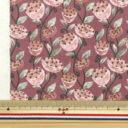 [5부터 시작하는 수량] 천・원단 "Broad는 Pink KTS7077-A를 가지고 있습니다" COTTON KOBAYASHI