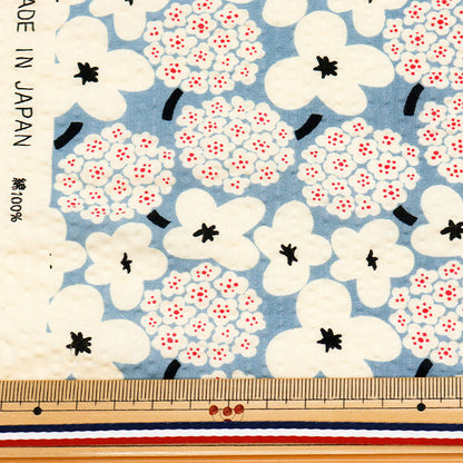 [الكمية تبدأ من 5] الأقمشة "باقة مصغرة من القماش USAKO مع النسيج الأزرق الفاتح UP5949-E" COTTON KOBAYASHI