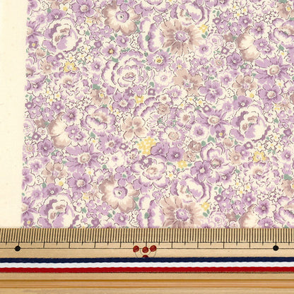 [Quantité à partir de 5] Tissu "Broad Small Floral Purple KTS7104-E" COTTON KOBAYASHI