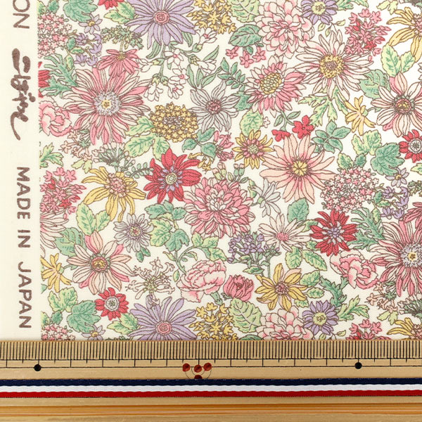 Broadcloth with Small Floral Pattern Pink | Cotton Kobayashi