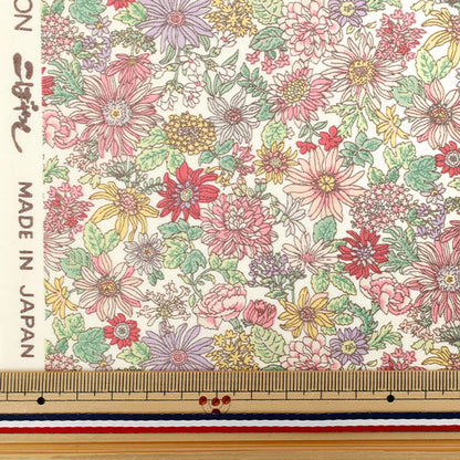 [Quantity starting from 5] Fabric "Broad Small Flower Pattern Pink KTS7123-A" COTTON KOBAYASHI
