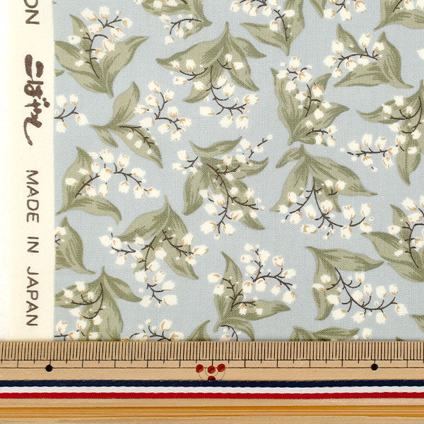 [Quantity from 5] Fabric "Broad Muguet Saxophone KTS7135-B"COTTON KOBAYASHI