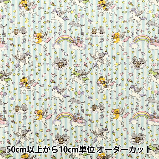 【数量5起】 織物 "棉帆布梦川猫薄荷KTS7166-B COTTON KOBAYASHI