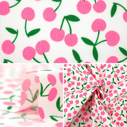 [Quantità da 5] Tessuto 『fogli Pop Ciliegio Bianco SPC-WH"