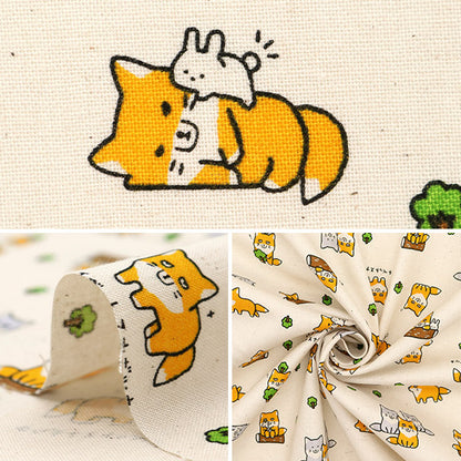 [Cantidad a partir de 5] Tela 『láminas Little Animal World Tibetan Ghost generó AP51105-2A"