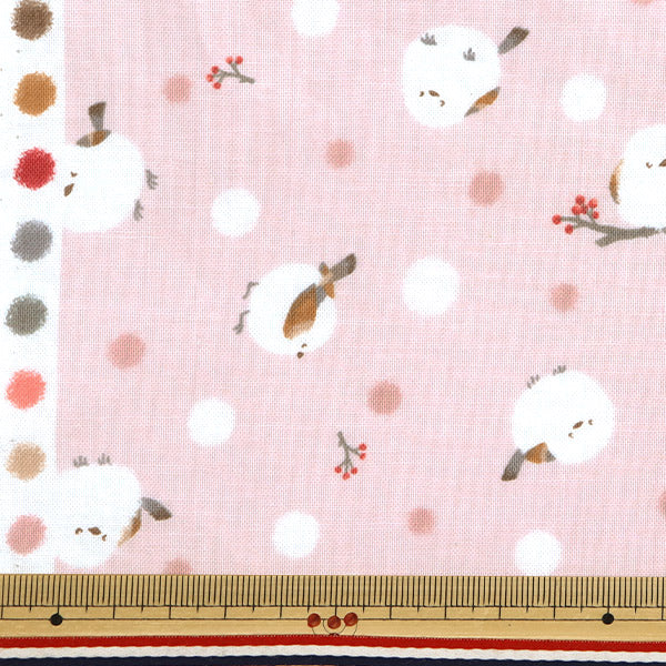 [Quantità a partire da 5] Tessuto 『fogli Snowflake rosa AP51202-1B"