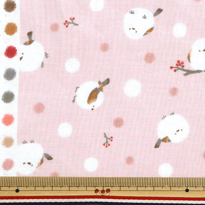 [Quantità a partire da 5] Tessuto 『fogli Snowflake rosa AP51202-1B"