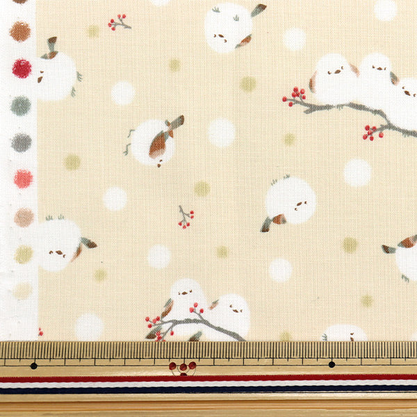 [Menge ab 5] Stoff 『leinwandbindung Shima Enaga Elfenbein AP51202-1a"