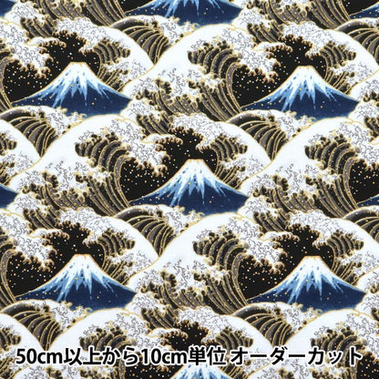 [Menge ab 5] Stoff "Dobby Wave Spray Black AP51903-D"