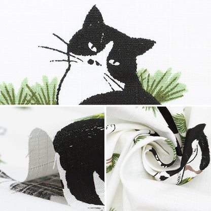 [Menge ab 5] Stoff "Dobby Hachiware Cat White AP51103-2A"