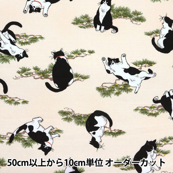 [Menge ab 5] Stoff "Dobby Hachiwarenko Elfenbein AP51103-2B"