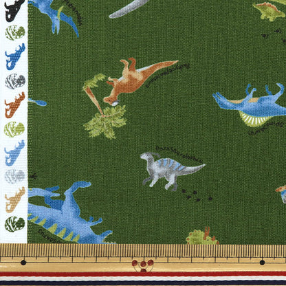 [Quantity starting from 5] Fabric "CB Print Kids Land Dinosaur Green SP2511L-13D"