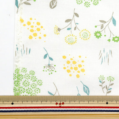 [Menge ab 5] Stoff 『Scare Druck Botanische Blumengrün AP4750-1c"