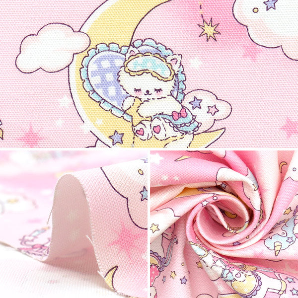 [5부터 시작하는 수량] 천・원단 『옥스 바닐라 팝 팬시 드림 핑크 AP51203-3B"