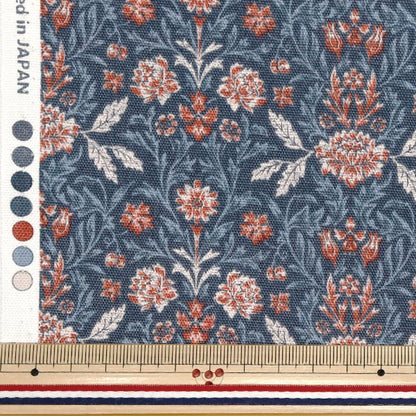 [Quantità a partire da 5] Tessuto 『Oxford Giardino essenziale Victoria blu grigio AP51801-1A"