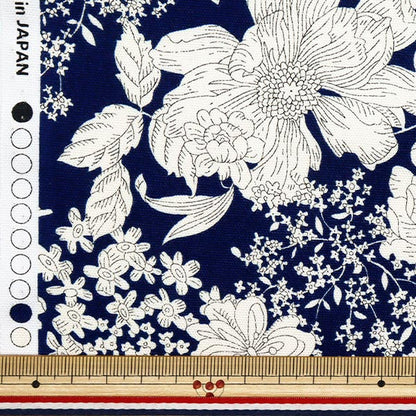 [Quantità a partire da 5] Tessuto 『Oxford Giardino essenziale girasole navy AP51801-3E"
