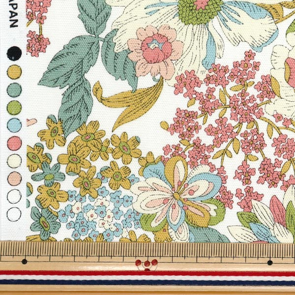 [Quantità a partire da 5] Tessuto 『Oxford Giardino essenziale girasole rosa AP51801-3B"