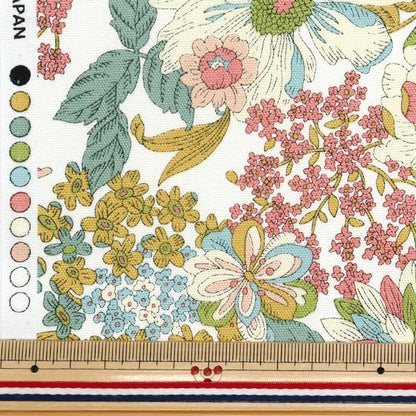 [Quantità a partire da 5] Tessuto 『Oxford Giardino essenziale girasole rosa AP51801-3B"