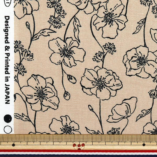 [Quantità a partire da 5] Tessuto 『Oxford Essential Garden Line Pink AP51801-4A"